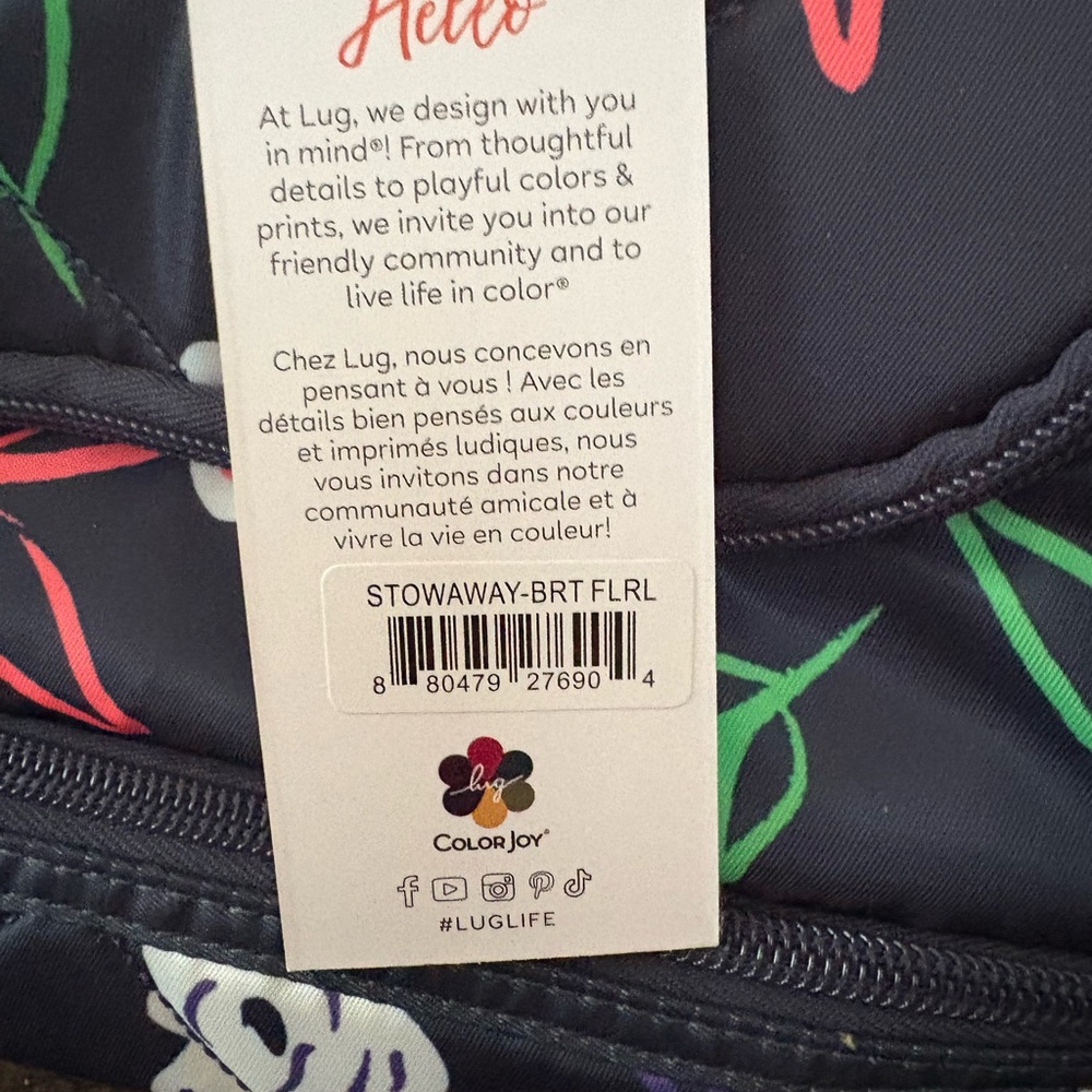 Lug Floral Quilted Toiletries Bag - Picture 5 of 11